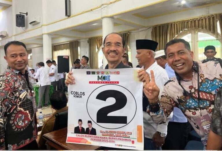 Yusuf Lubis Resmi Mendukung Pasangan Mara Ondak dan Desrizal untuk Pilkada Pasaman 2024-2029