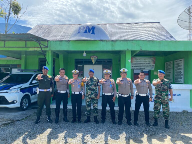Pererat Sinergitas, Kasat Lantas Polres Pasaman Kunjungi Masubdenpom I/4-4 Pasaman