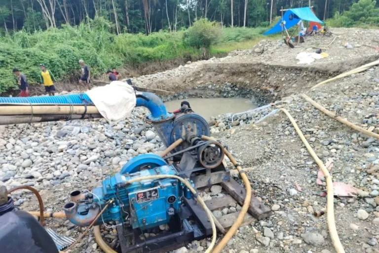 Polisi Pasaman Amankan 15 Pelaku Tambang Emas Ilegal di Rao