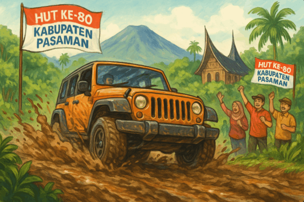 Silaturahmi Off-Road HUT ke-80 Pasaman: Seru, Kompak, dan Sarat Makna Kebersamaan Off-road Pasaman 2025