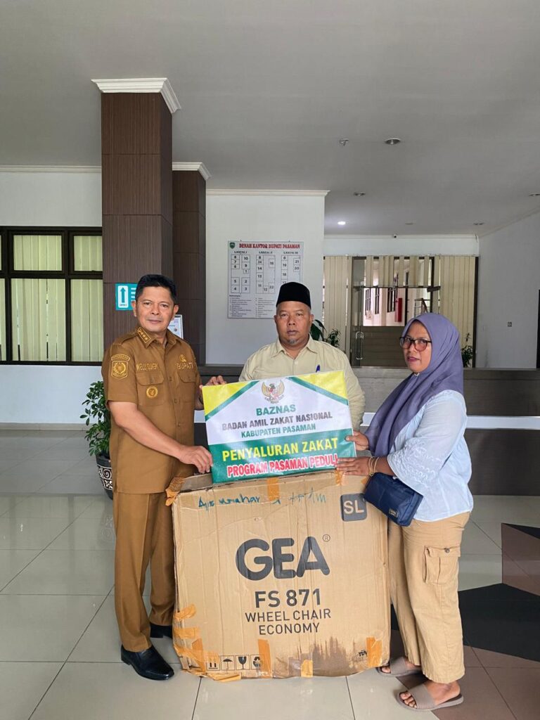 Bupati Welly Suhery bantu kursi roda Nurhayeti