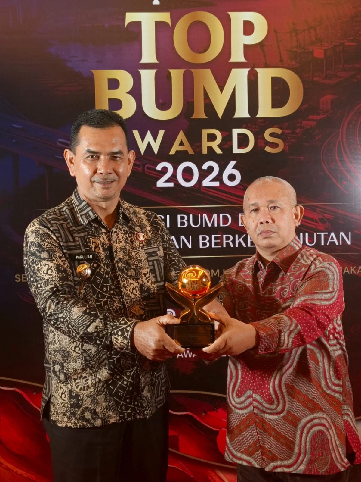 Perumda Tirta Saiyo Top BUMD Awards 2026