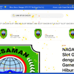 Tampilan website pasamankab.go.id yang diduga diretas dan menampilkan promosi judi online