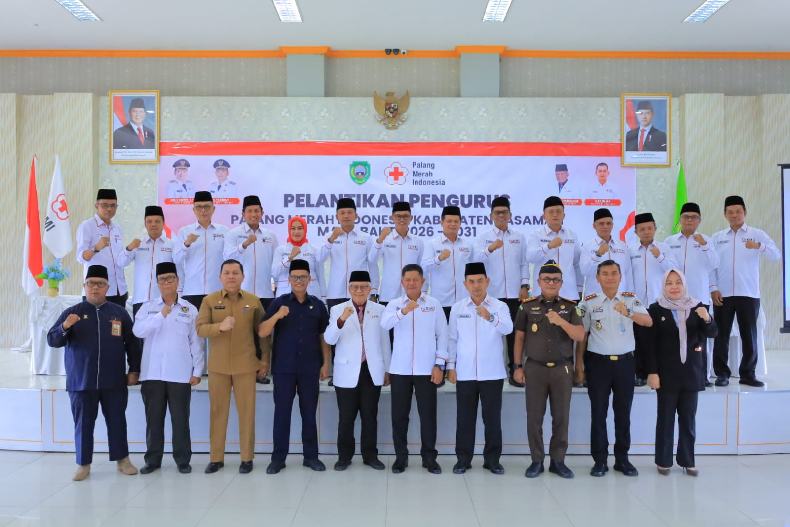 Pelantikan H. Parulian sebagai Ketua PMI Kabupaten Pasaman periode 2026-2031
