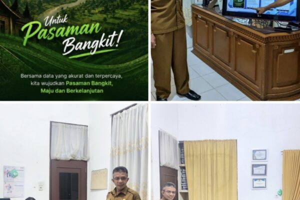 Bupati Pasaman bersama Diskominfo memperkenalkan aplikasi ADAMINDA untuk data pembangunan daerah