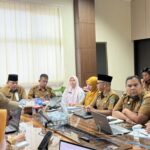 Rapat Pemkab Pasaman membahas peningkatan Indeks Pembangunan Statistik (IPS) Tahun 2026.