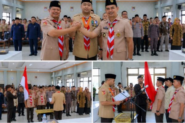 Bupati Pasaman Welly Suhery menghadiri pengukuhan Majelis Pembimbing Cabang Gerakan Pramuka Kabupaten Pasaman.