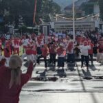 Senam Sehat Bersama Pemkab Pasaman Semarakkan HUT RI ke-81