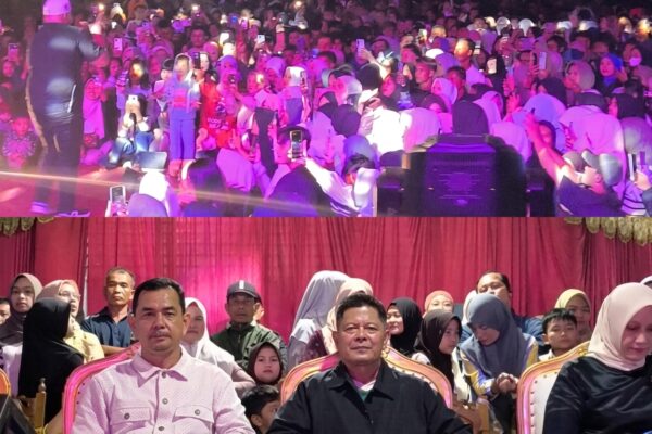Ribuan masyarakat menghadiri pesta rakyat HUT ke-81 Pasaman di GOR Tuanku Rao