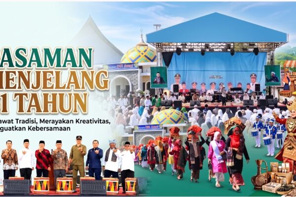 Poster dan suasana persiapan Hari Jadi Kabupaten Pasaman ke-81 tahun 2026